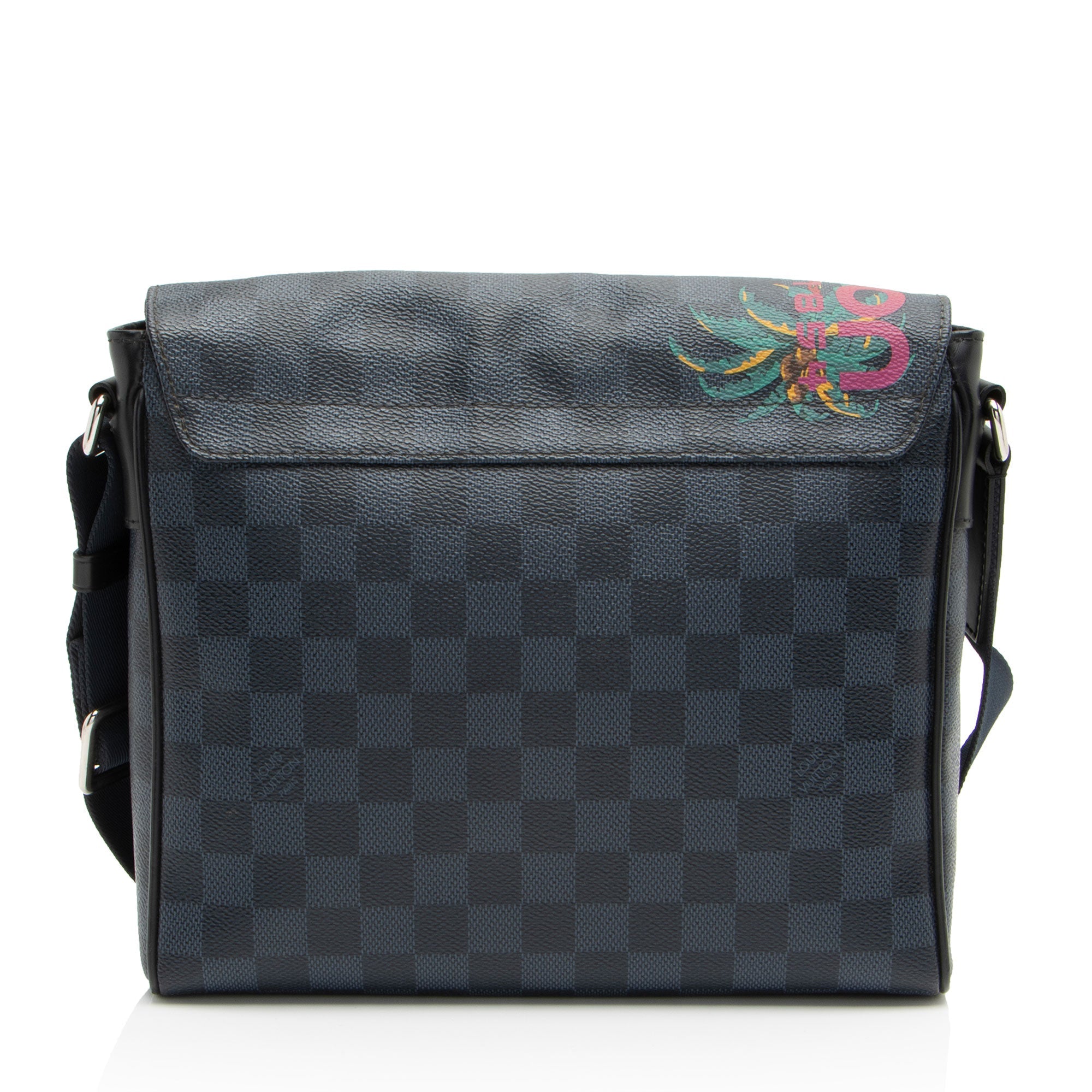 Louis Vuitton Damier Graphite Cobalt Jungle District PM Messenger
