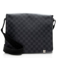 Louis Vuitton Damier Graphite District MM Messenger Bag (SHF-19605)
