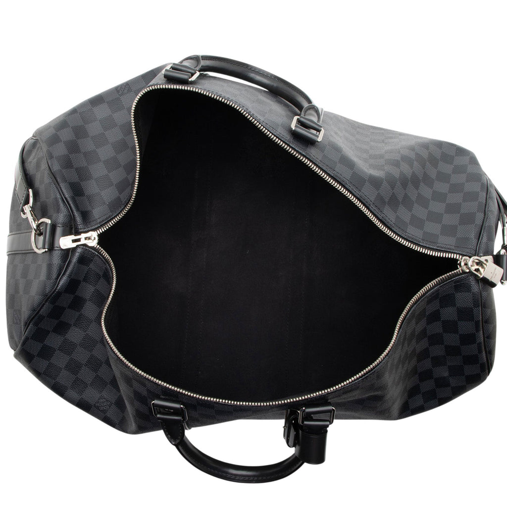 Louis Vuitton Damier Graphite Keepall Bandouliere 55 Duffle