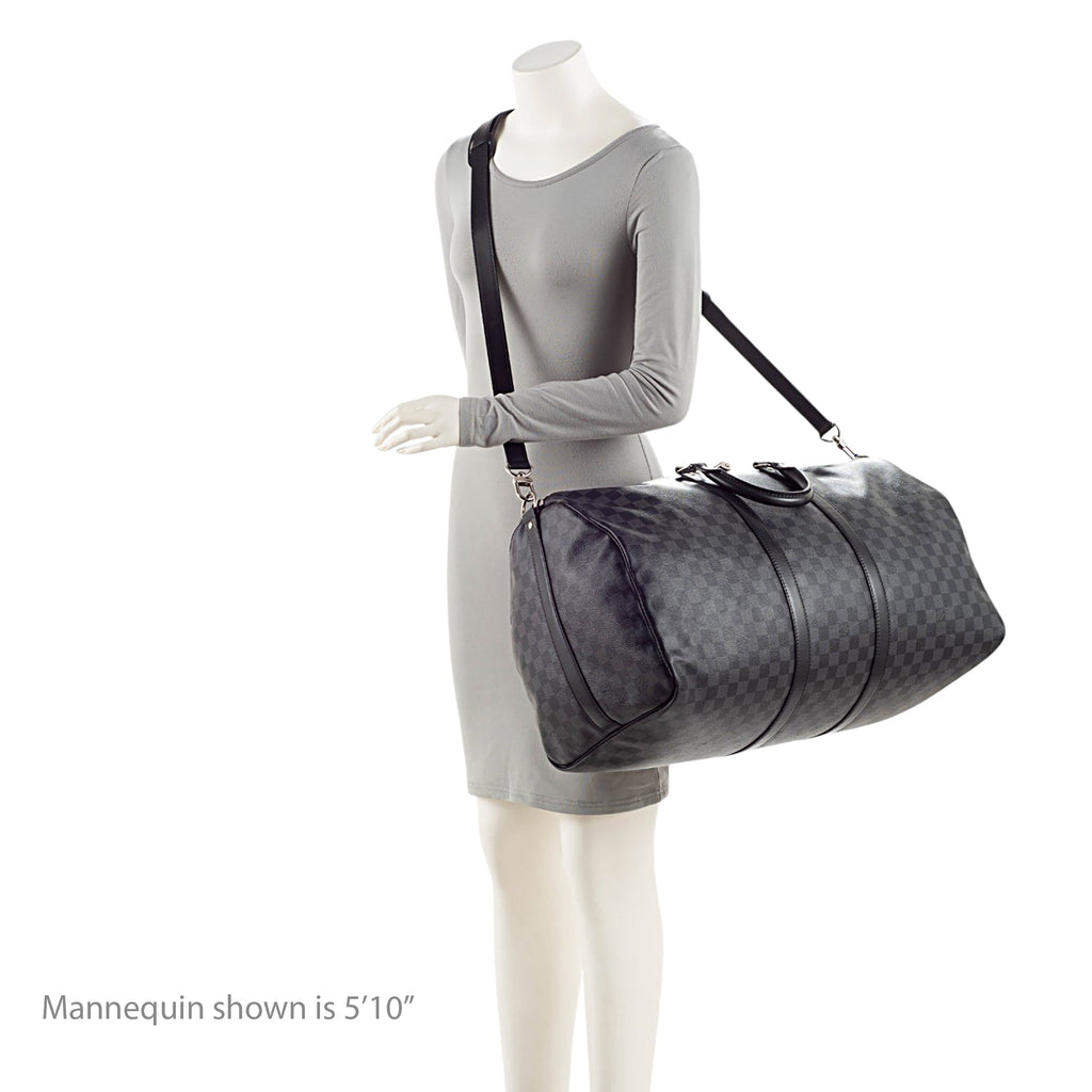 Louis Vuitton Damier Graphite Keepall Bandouliere 55 Duffle