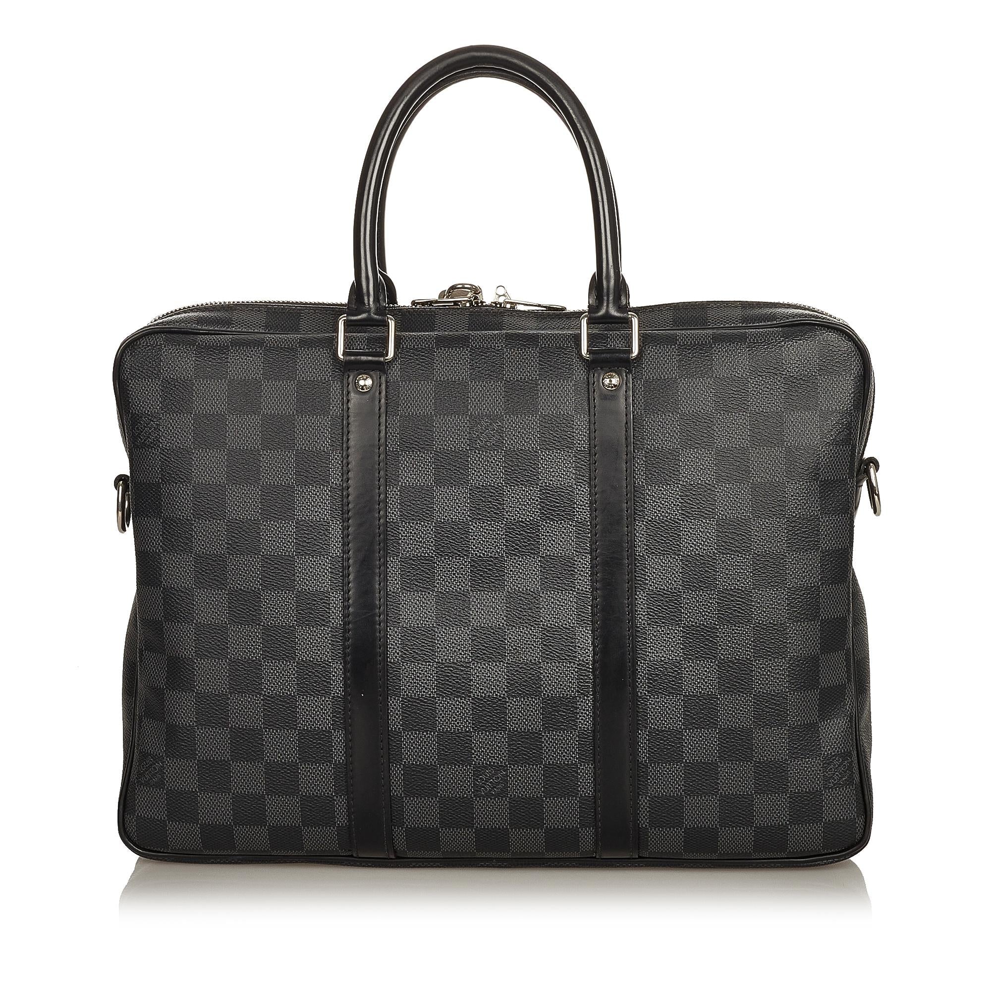 Louis Vuitton Damier Graphite Porte-Documents Voyage (SHG-25186)