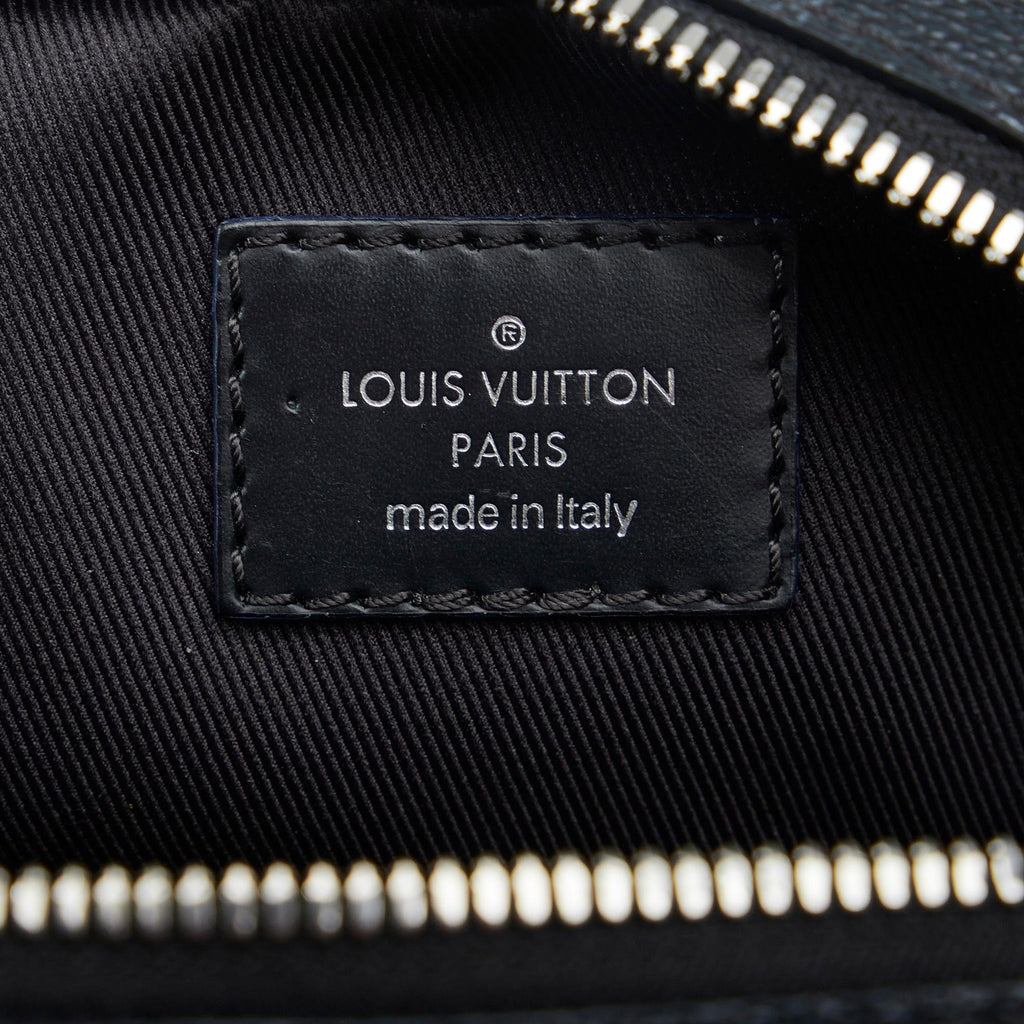 Louis Vuitton Damier Graphite Renaissance Map Danube Slim PM