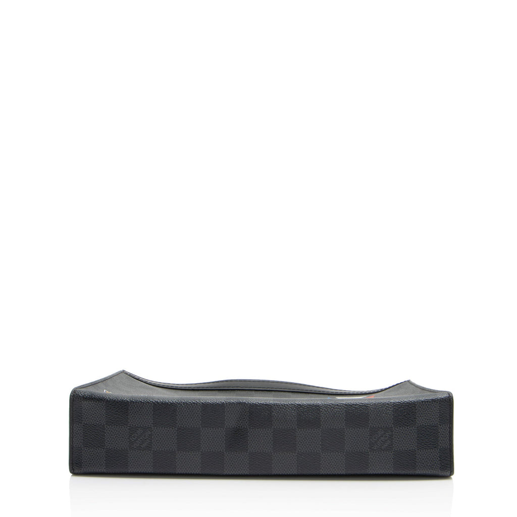 Louis Vuitton Damier Graphite Voyage MM Pochette