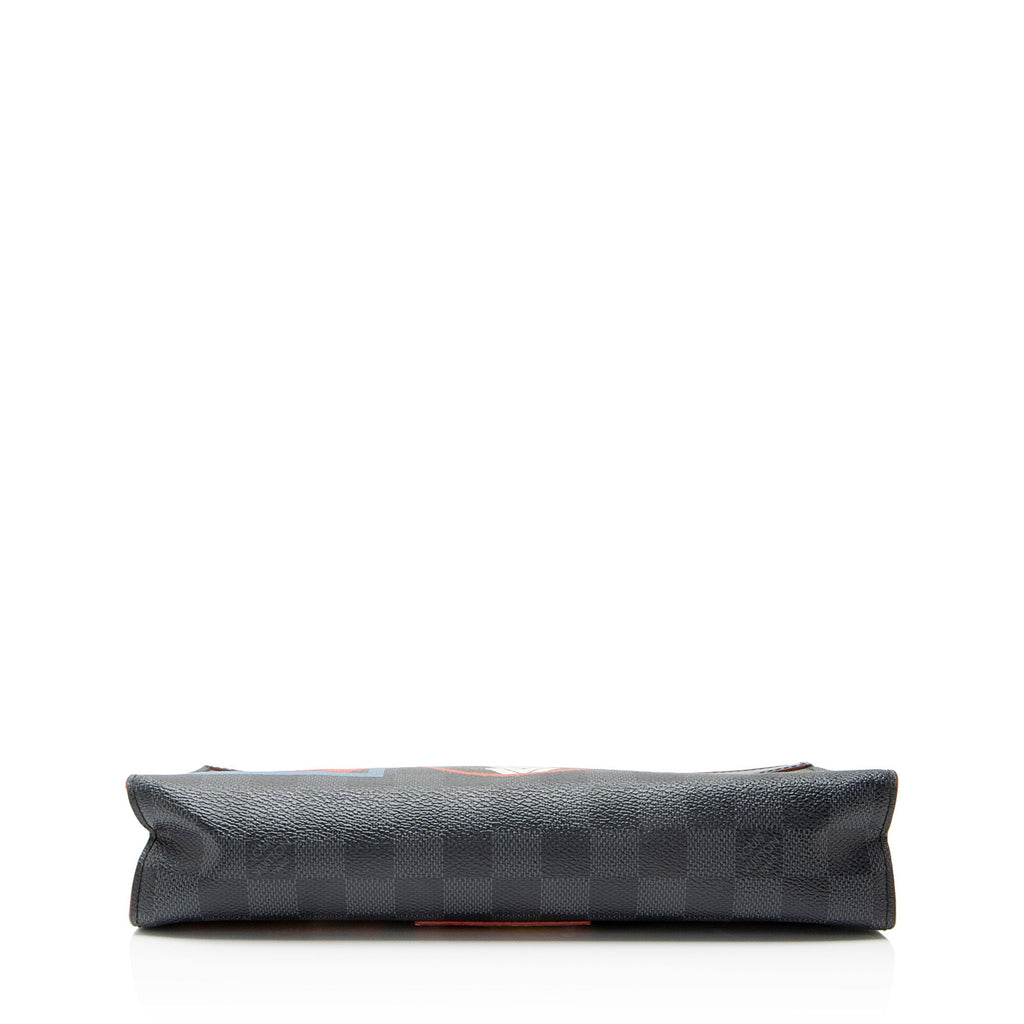Louis Vuitton Damier Graphite Alps Voyage MM Pochette