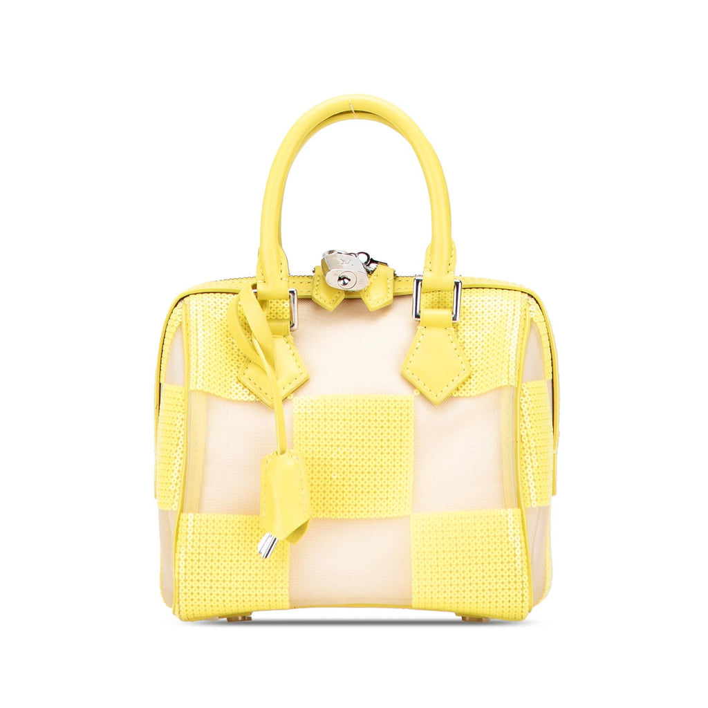 Louis Vuitton Damier Optic Mesh Sequins Cube Speedy
