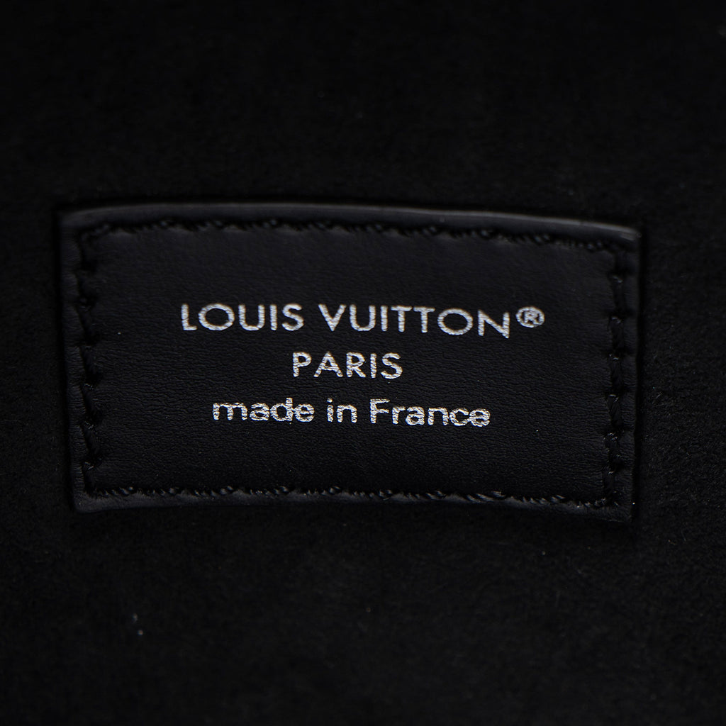 Louis Vuitton Debossed Calfskin Monogram Side Trunk PM Shoulder Bag