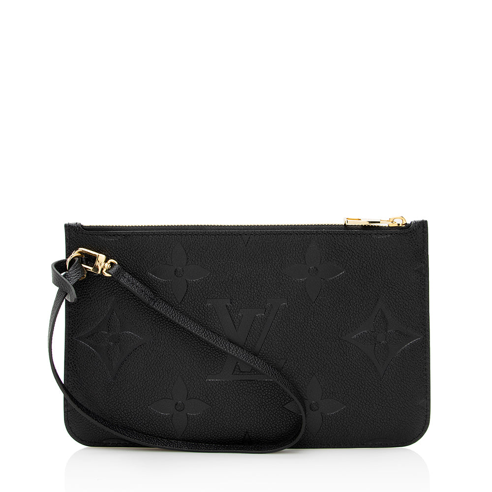 Louis Vuitton Empreinte Giant Monogram Neverfull MM Pochette (SHF-21957)