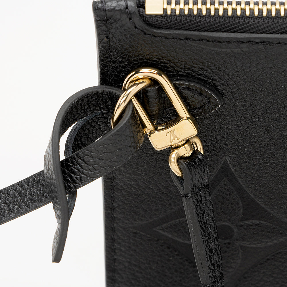 Louis Vuitton Empreinte Giant Monogram Neverfull MM Pochette (SHF-21957)