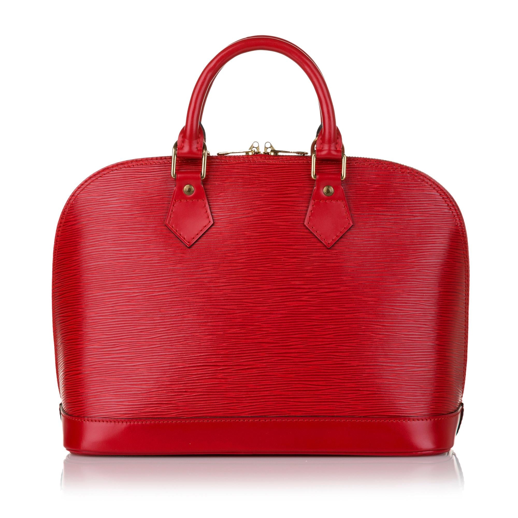 Louis Vuitton Epi Alma PM (SHG-34468)