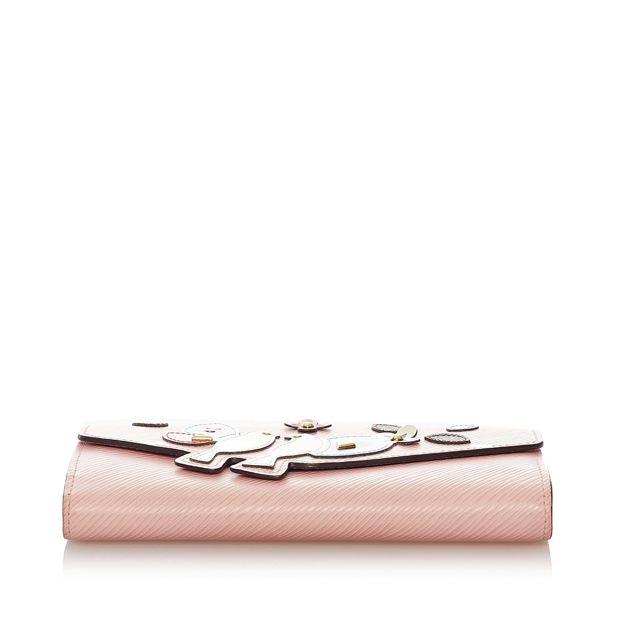 Louis Vuitton Epi Birds Victorine Wallet (SHG-27535)