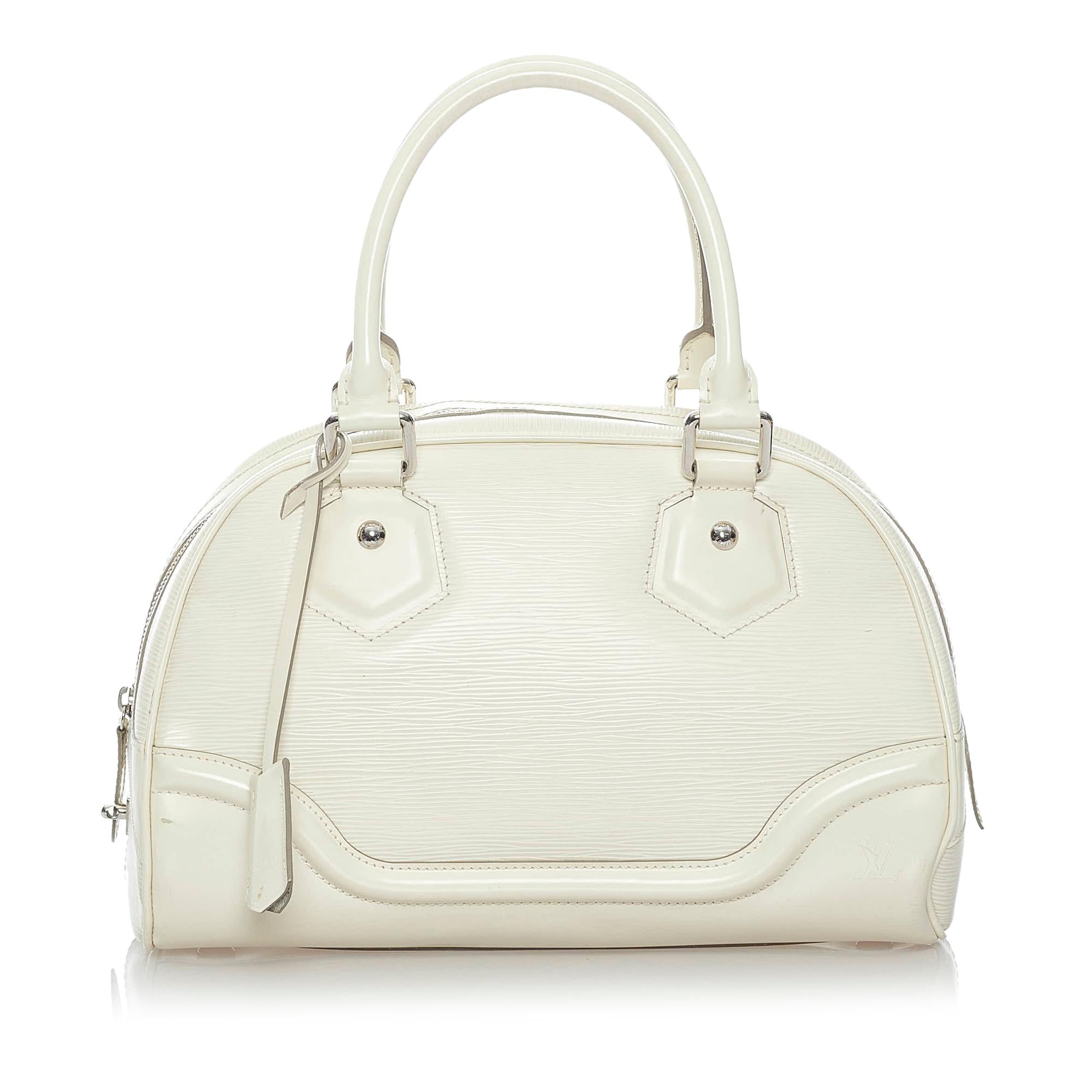 Louis Vuitton Epi Bowling Montaigne PM (SHG-30699)