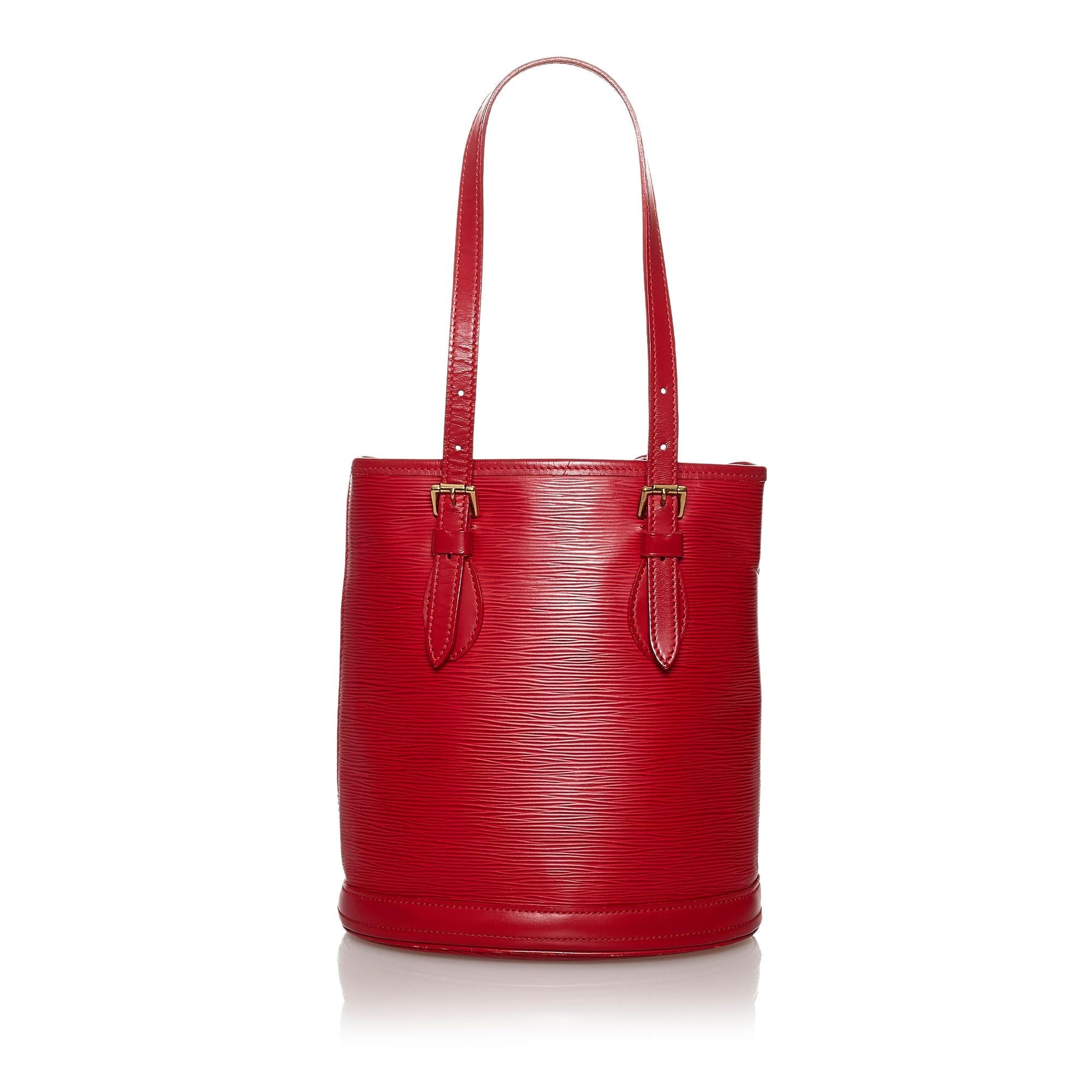 Louis Vuitton Epi Bucket PM (SHG-30177)