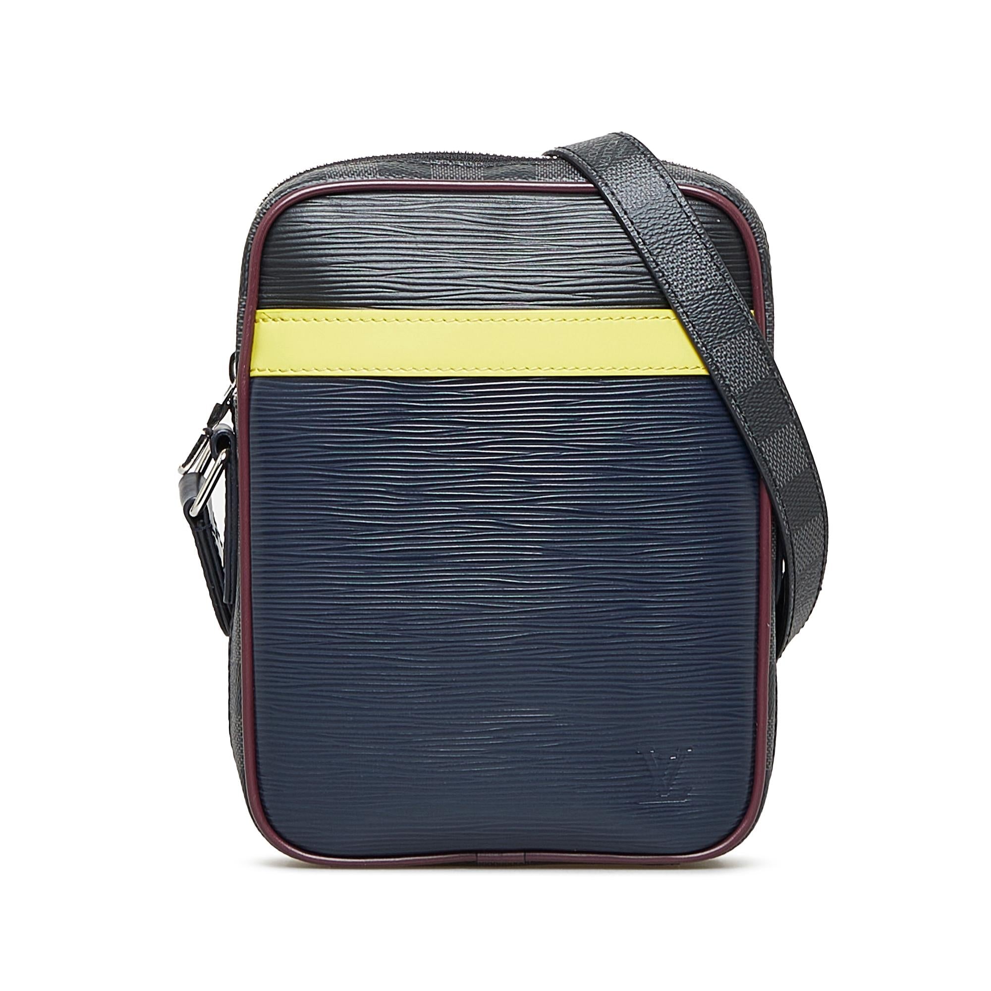 Louis Vuitton Epi Damier Graphite Danube Slim