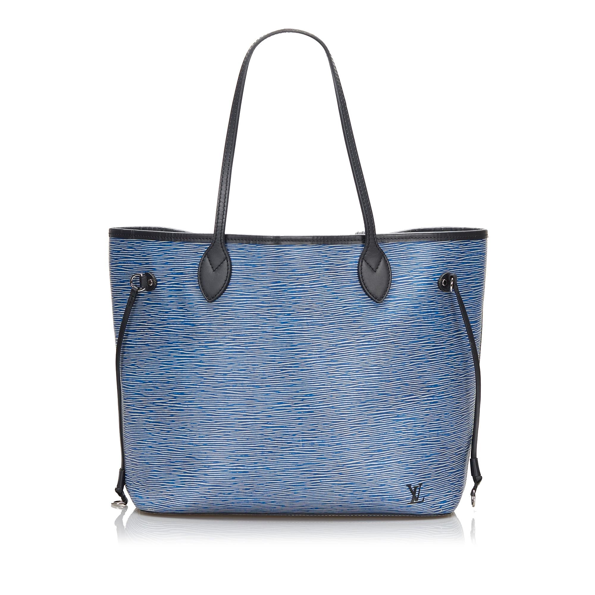 Louis Vuitton Epi Denim Neverfull MM (SHG-7aXtDi)