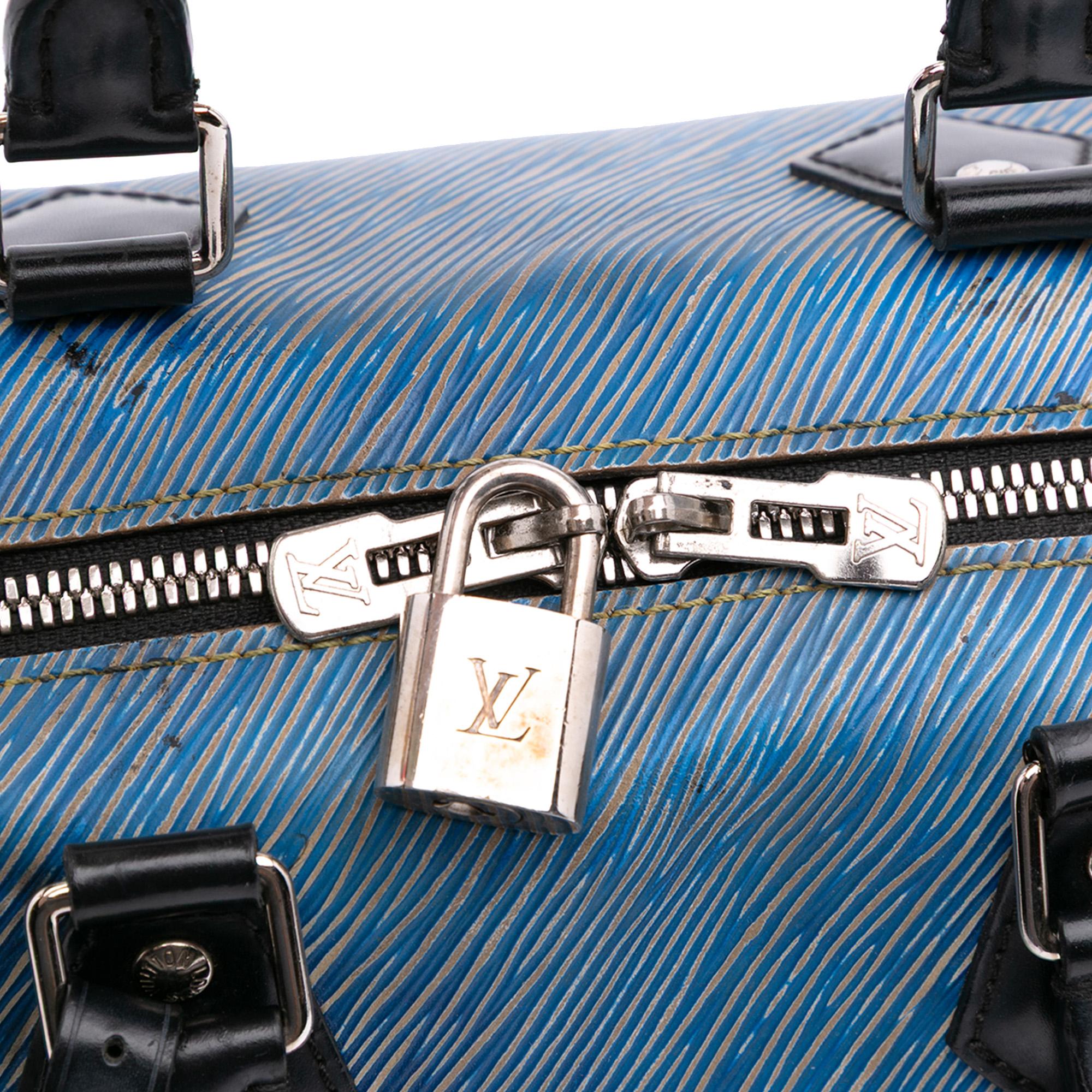 Louis Vuitton Epi Denim Speedy Bandouliere 25