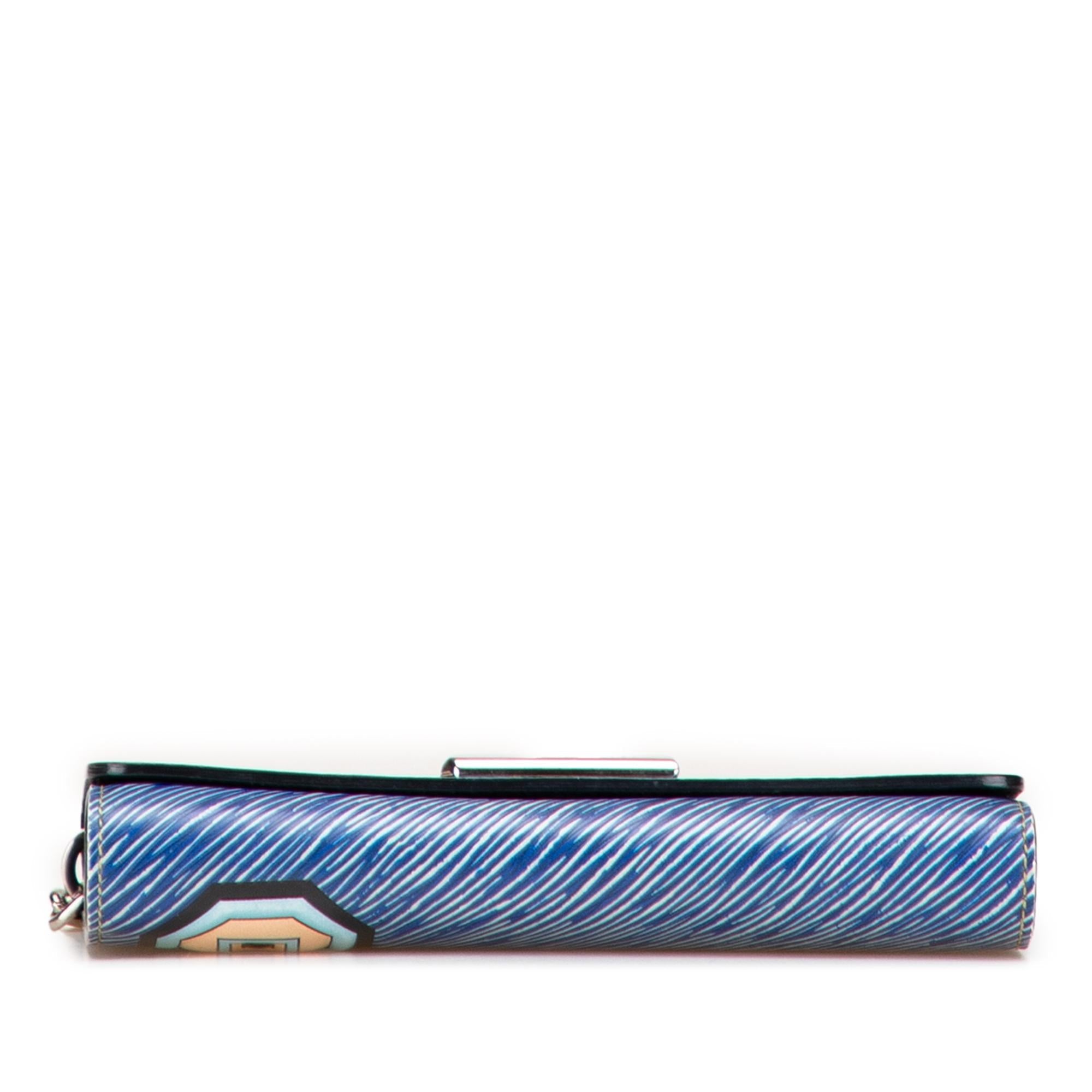 Louis Vuitton Epi Denim Twist Azteque Wallet on Chain
