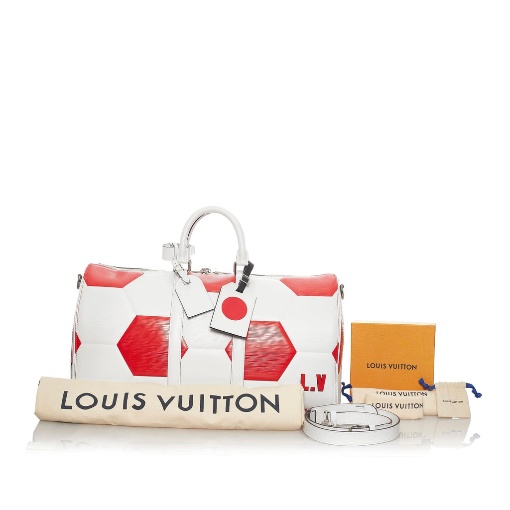 Louis Vuitton Epi FIFA World Cup Keepall Bandouliere 50 (SHG-31447)