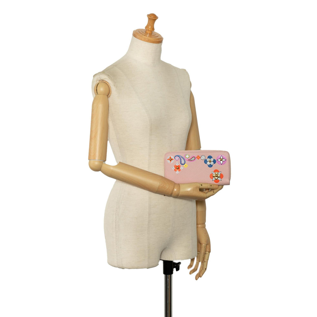 Louis Vuitton Epi Flower Mosaic Zippy Long Wallet (SHG-U9IEHM)