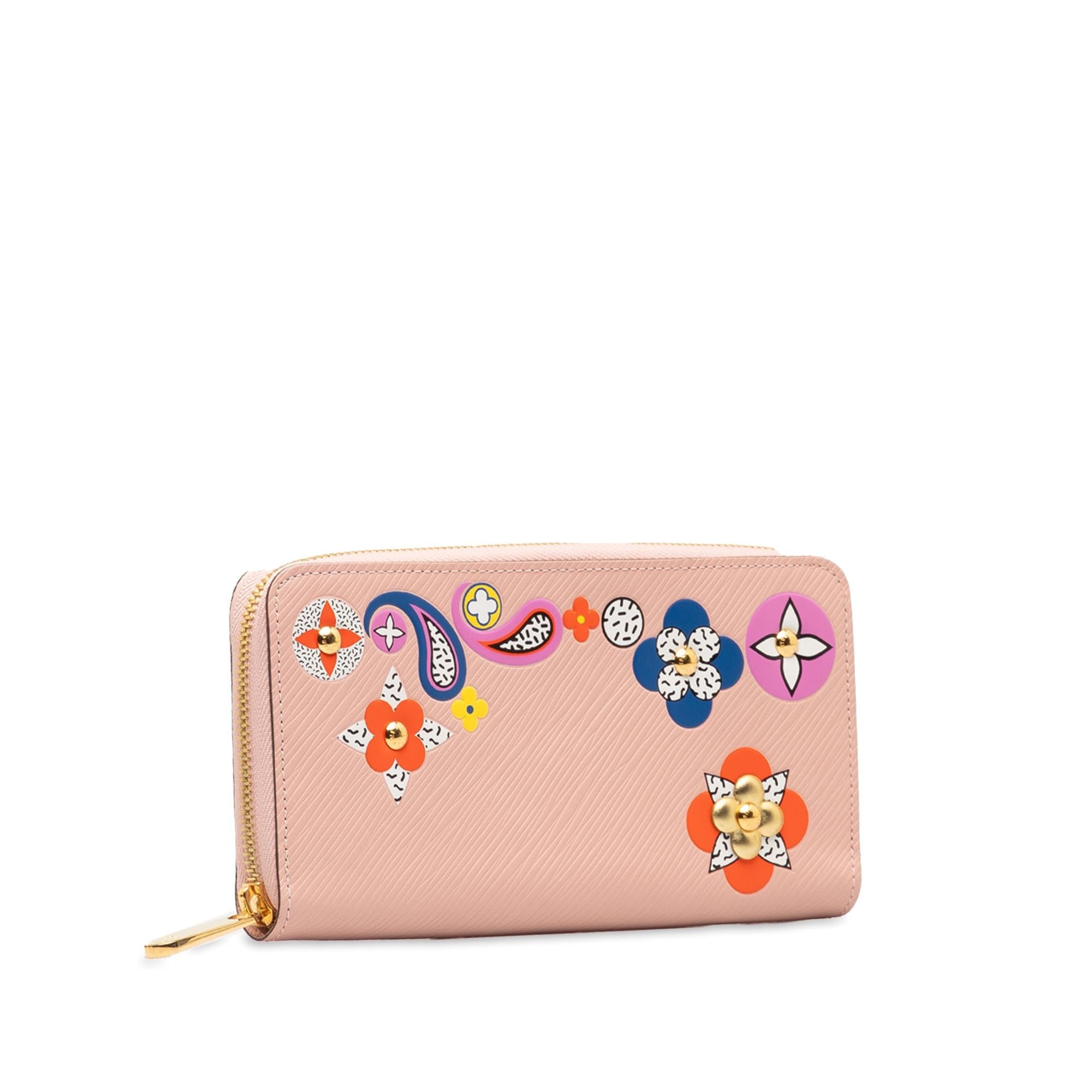 Louis Vuitton Epi Flower Mosaic Zippy Long Wallet (SHG-U9IEHM)