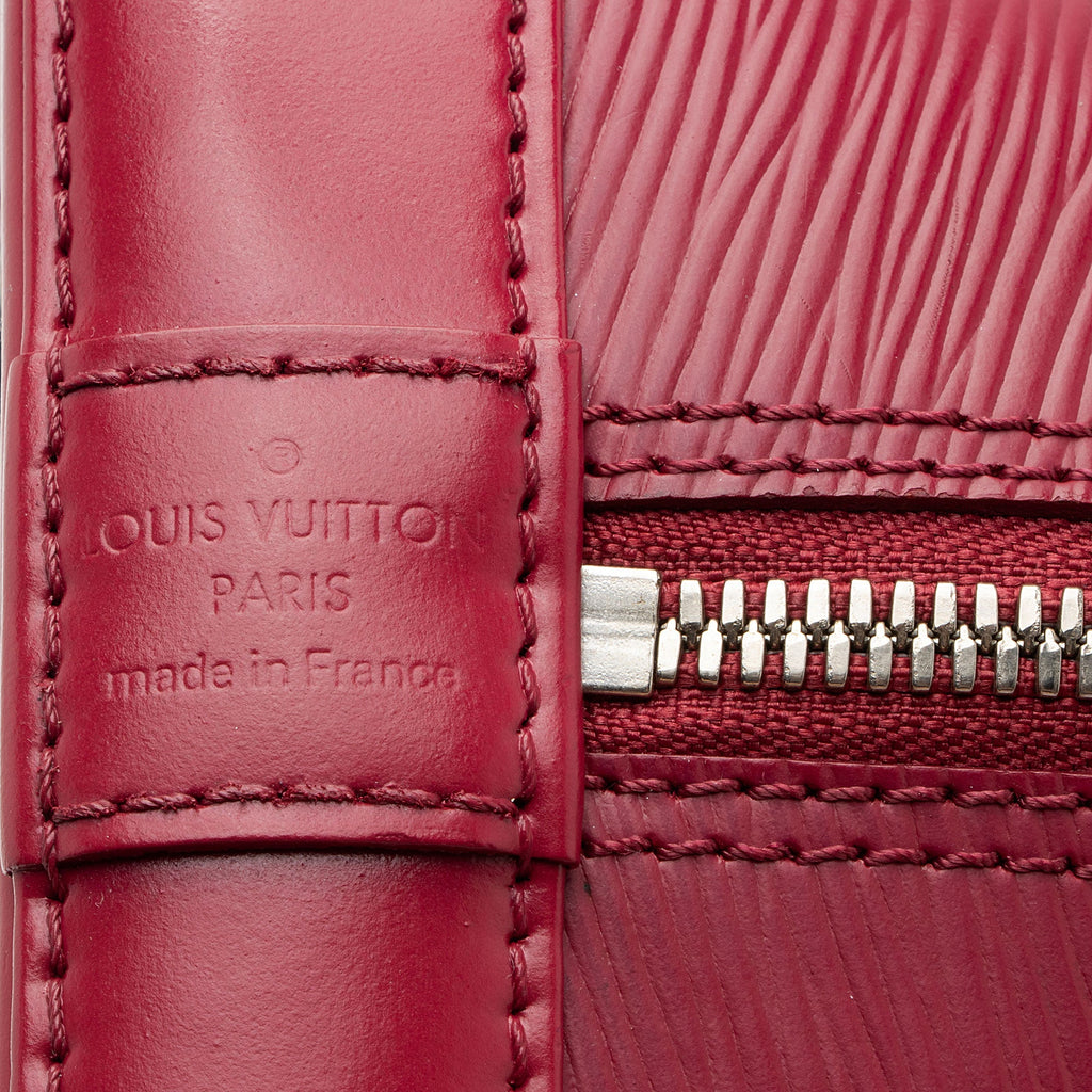 Louis Vuitton Epi Leather Alma PM Satchel (SHF-ckpHBp)