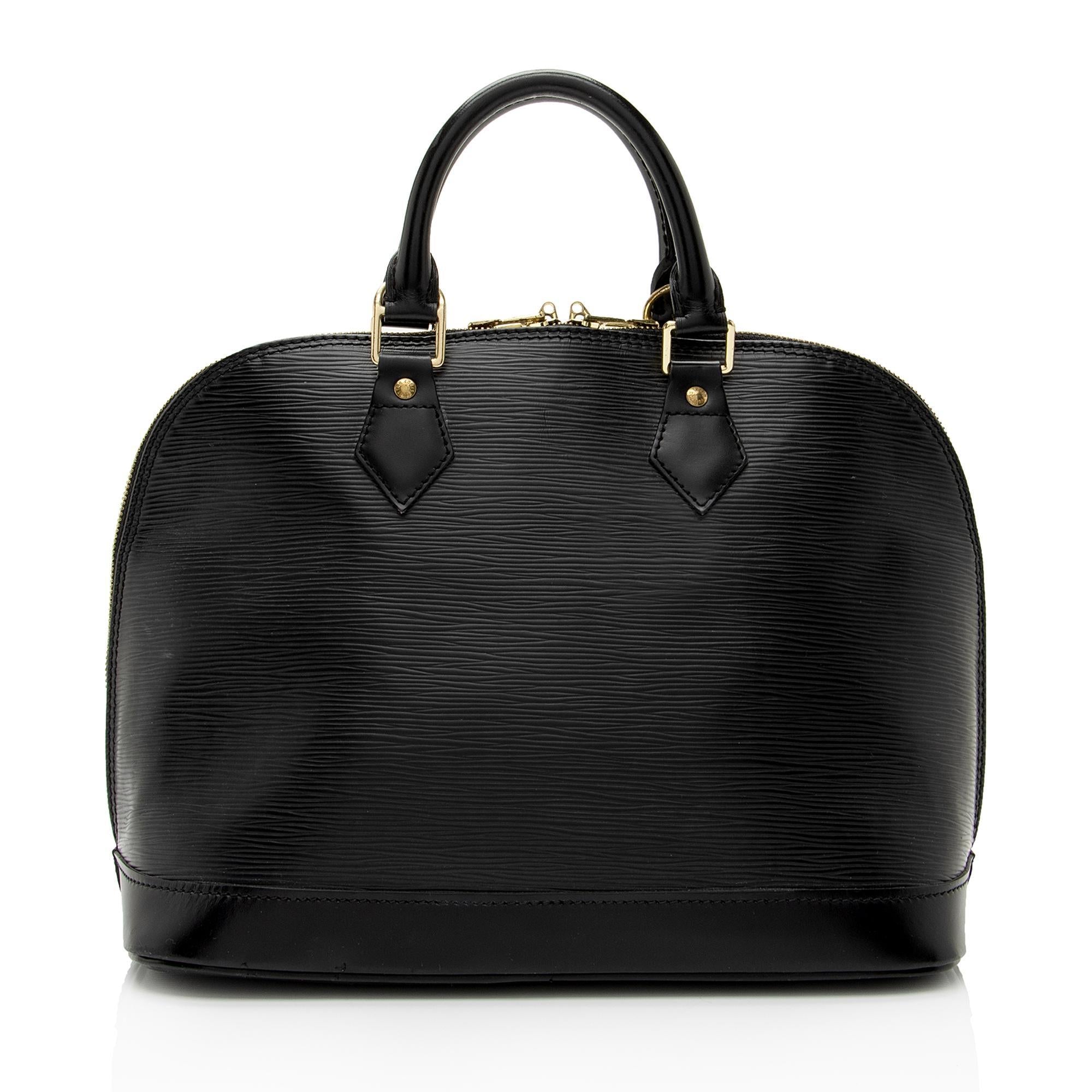 Louis Vuitton Epi Leather Alma PM Satchel (SHF-ZbcQp6)