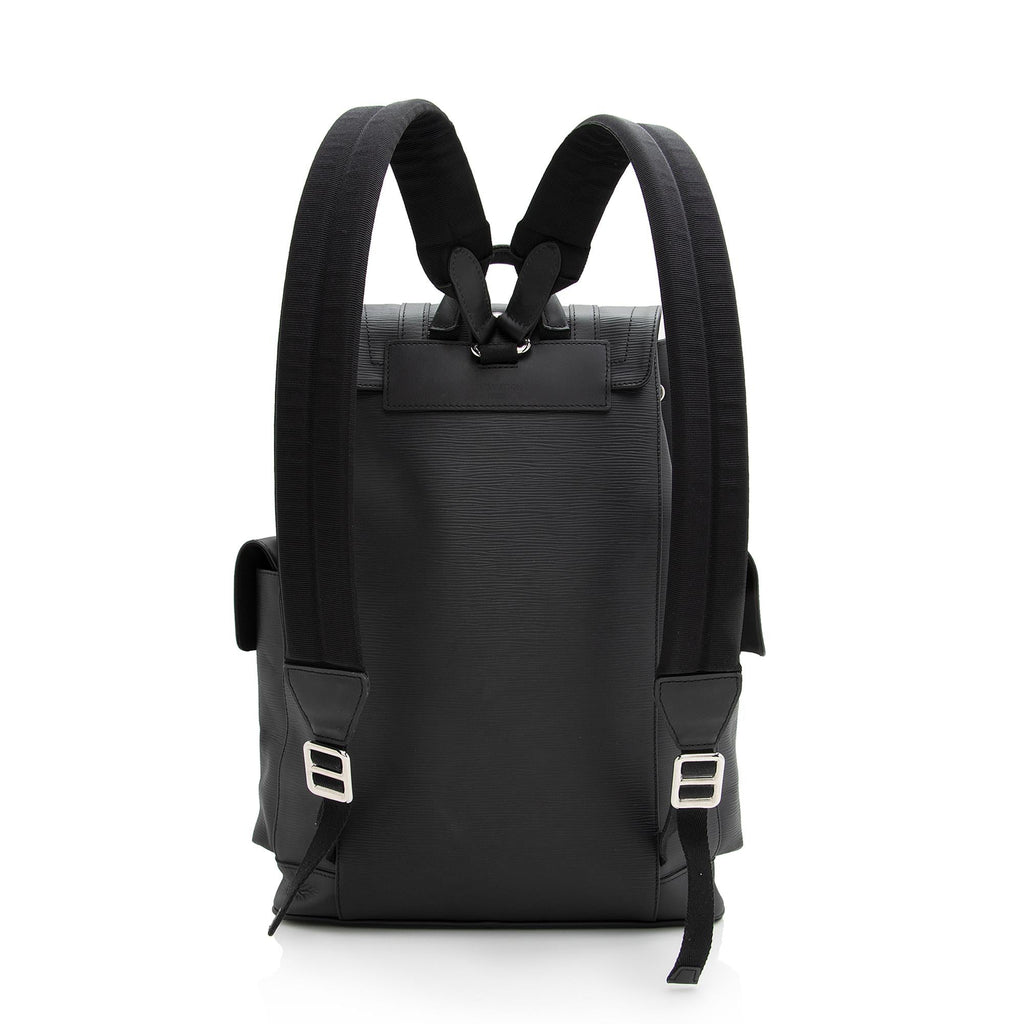 Louis Vuitton Epi Leather Christopher PM Backpack (SHF-22670)