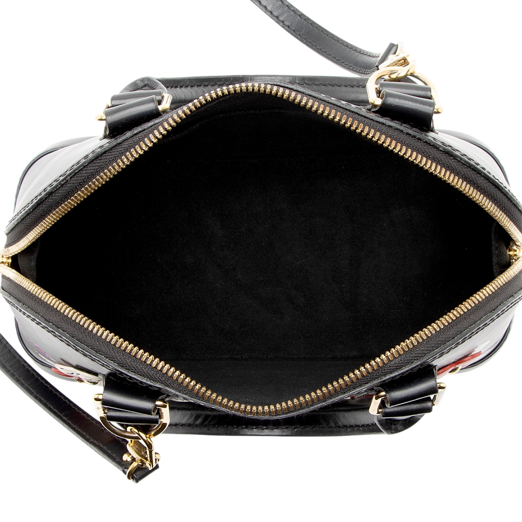 Louis Vuitton Epi Leather Flower Alma BB Satchel