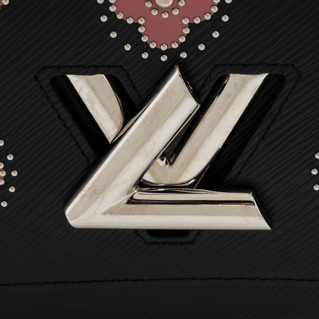 Louis Vuitton Epi Leather Flowers Twist MM Shoulder Bag (SHF-aNDF1B)