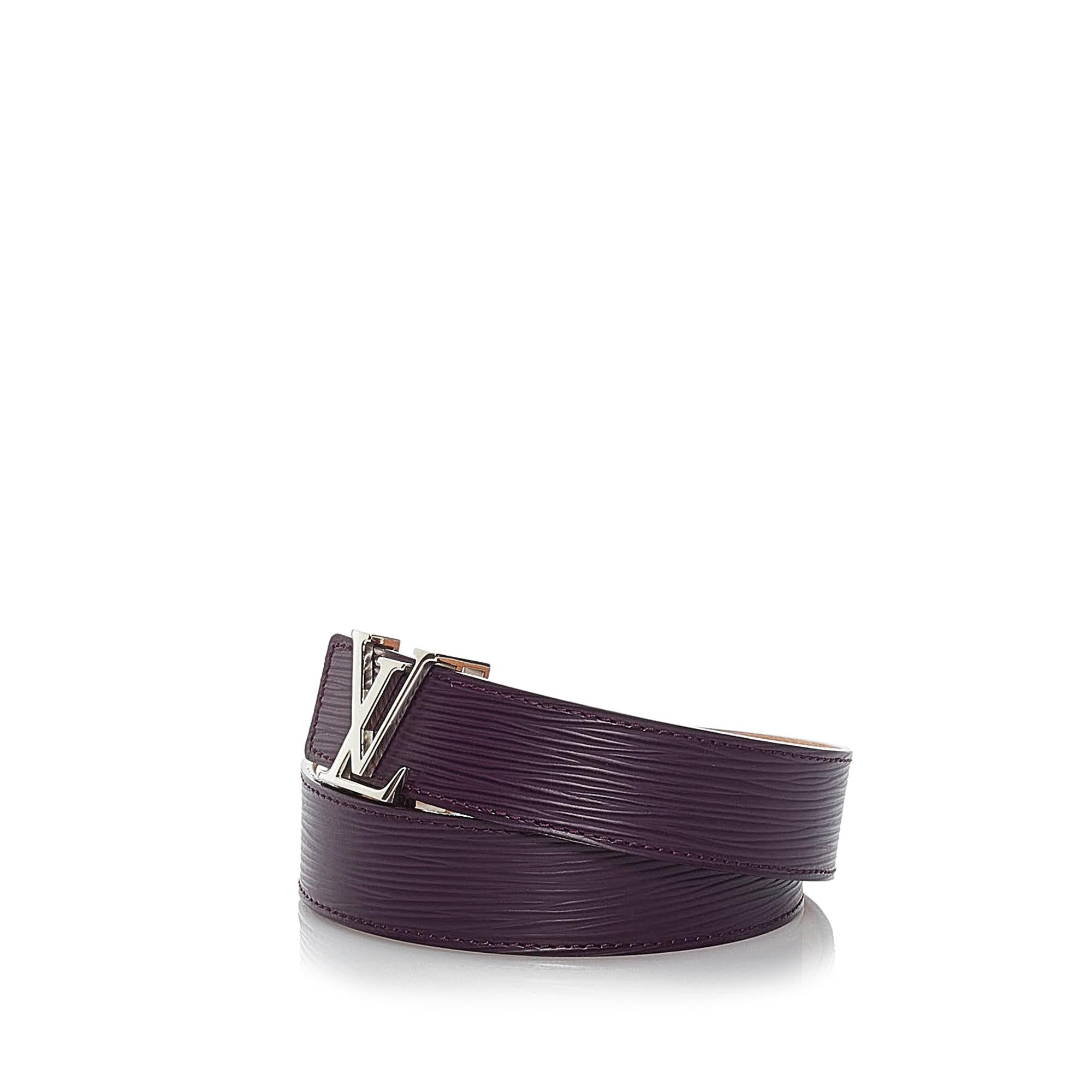 Louis Vuitton Epi Leather Initiales Belt - 35 / 90 (SHG-34108)