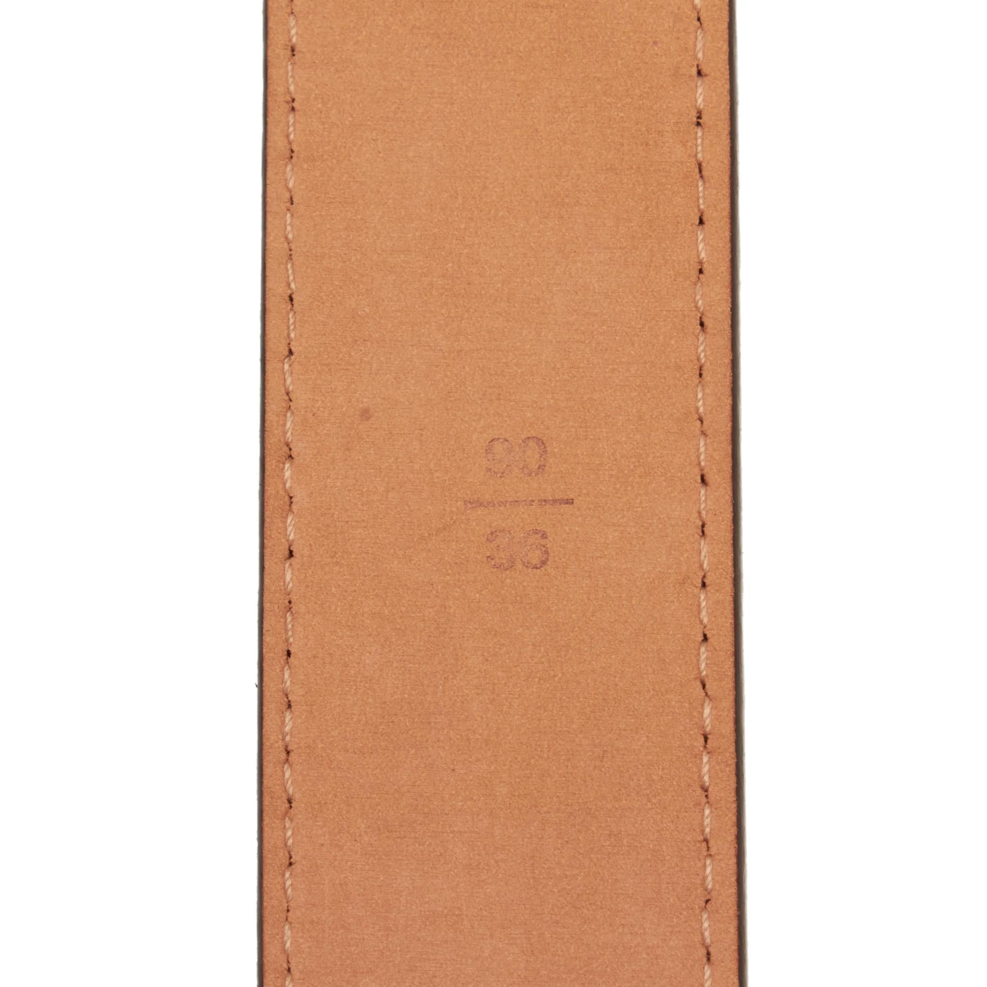 Louis Vuitton Epi Leather Initiales Belt - 35 / 90 (SHG-34108)