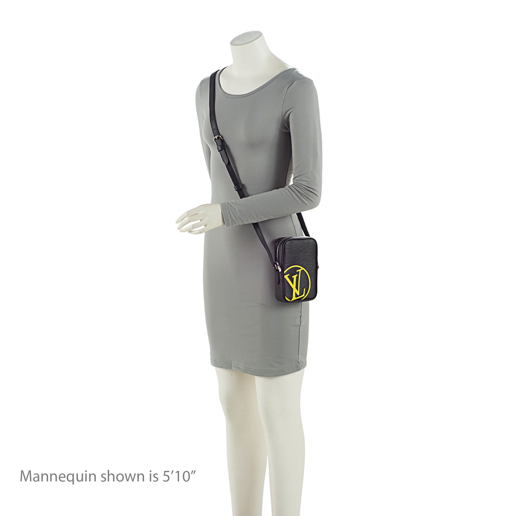 Louis Vuitton Epi Leather Initials Danube PM Shoulder Bag (SHF-7ARfrs)