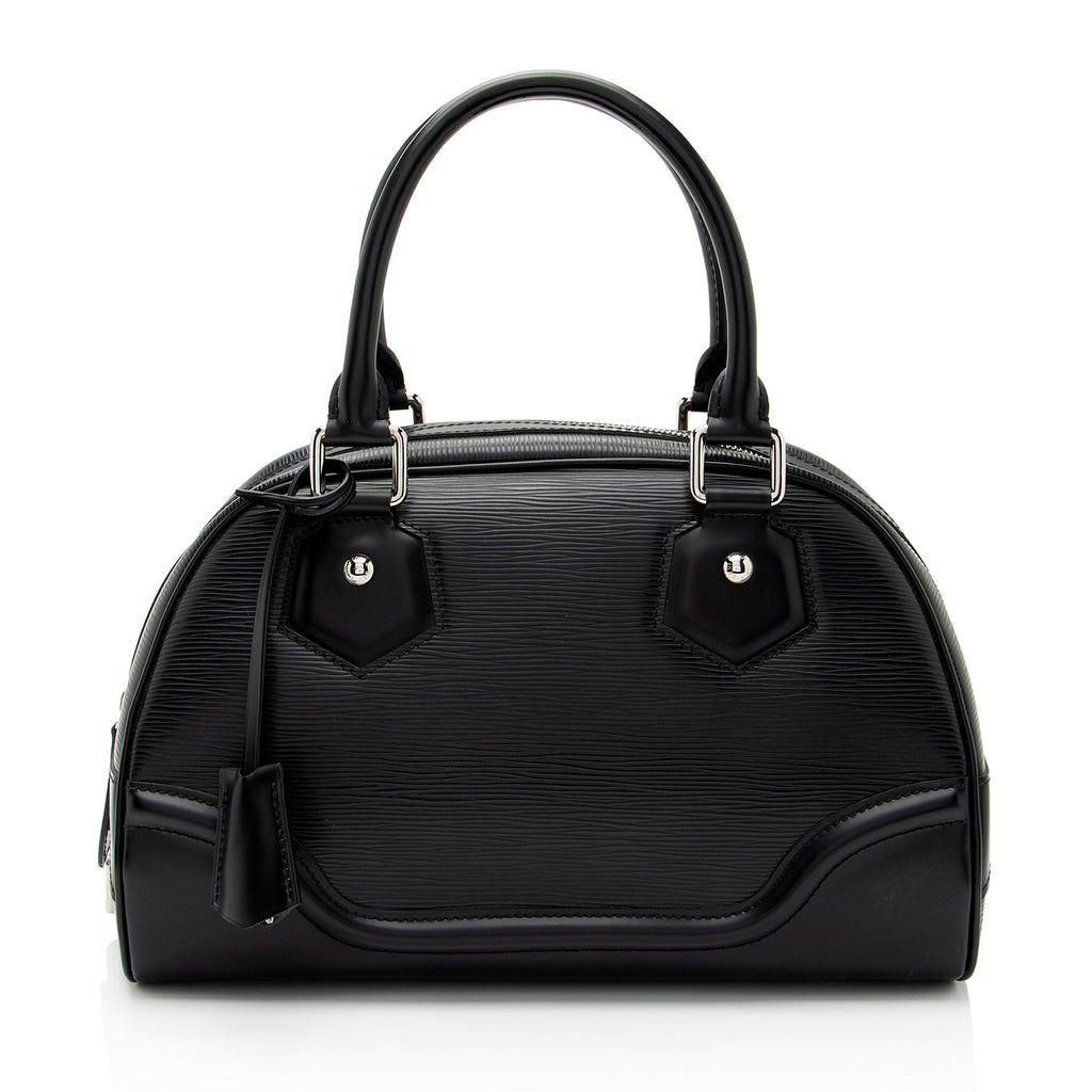 Louis Vuitton Epi Leather Montaigne Bowling PM Satchel (SHF-AU0hLG)