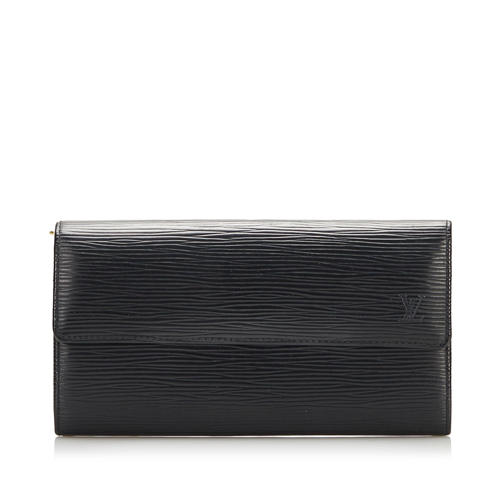 Louis Vuitton Epi Leather Porte-Monnaie Tresor Wallet (SHG-35182)