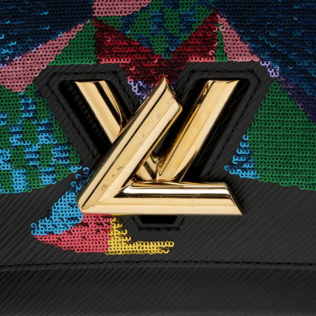 Louis Vuitton Epi Leather Sequin Bird Twist MM Shoulder Bag (SHF-r3Hlp2)