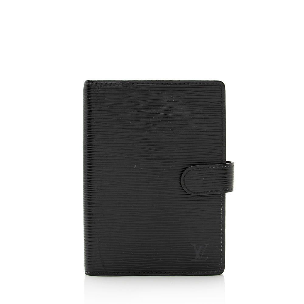 Louis Vuitton Epi Leather Small Agenda Cover (SHF-21953)
