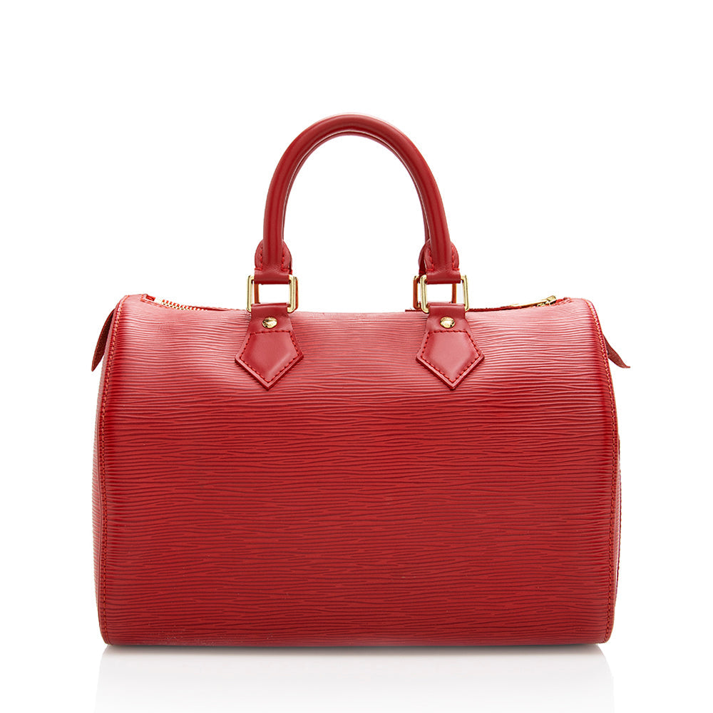 Louis Vuitton Epi Leather Speedy 25 Satchel (SHF-18501)