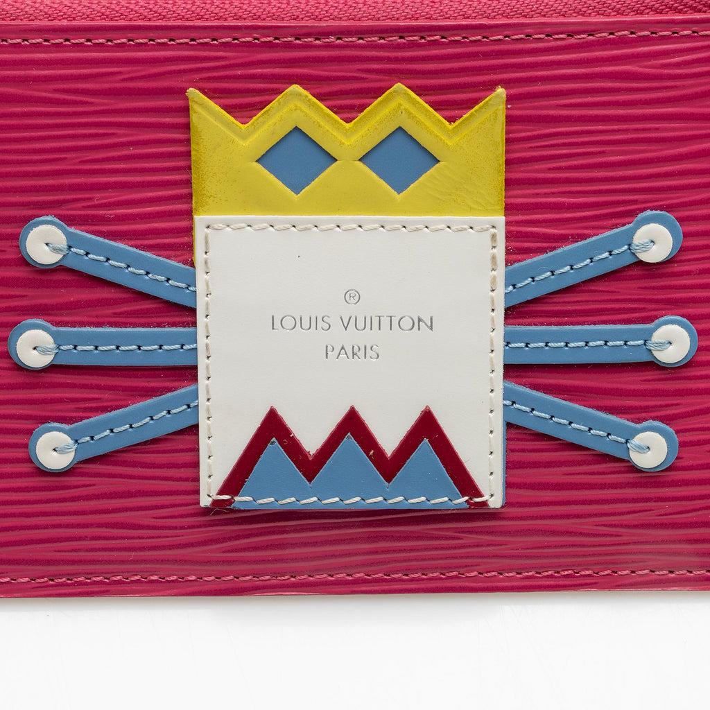 Louis Vuitton Epi Leather Tribal Mask Key Pouch (SHF-22926)