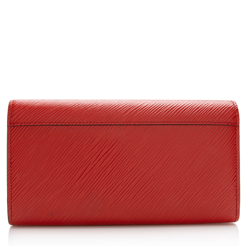 Louis Vuitton Epi Leather Twist Wallet (SHF-22084)