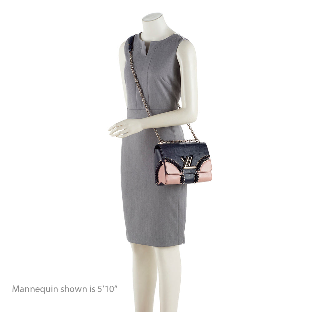Louis Vuitton Epi Leather Whipstitch Twist Shoulder Bag (SHF-18832)