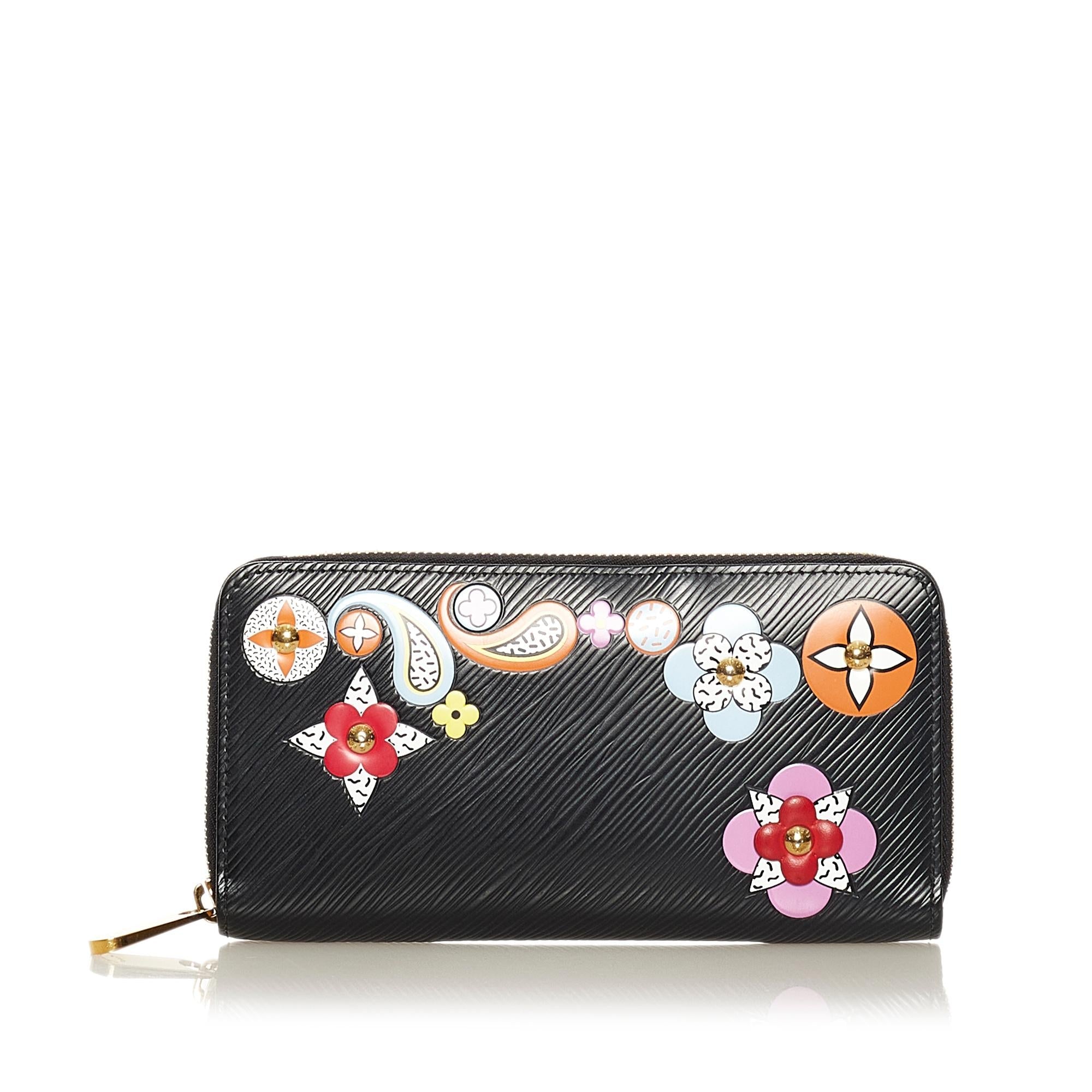 Louis Vuitton Epi Monogram Flower Zippy Wallet (SHG-35333)