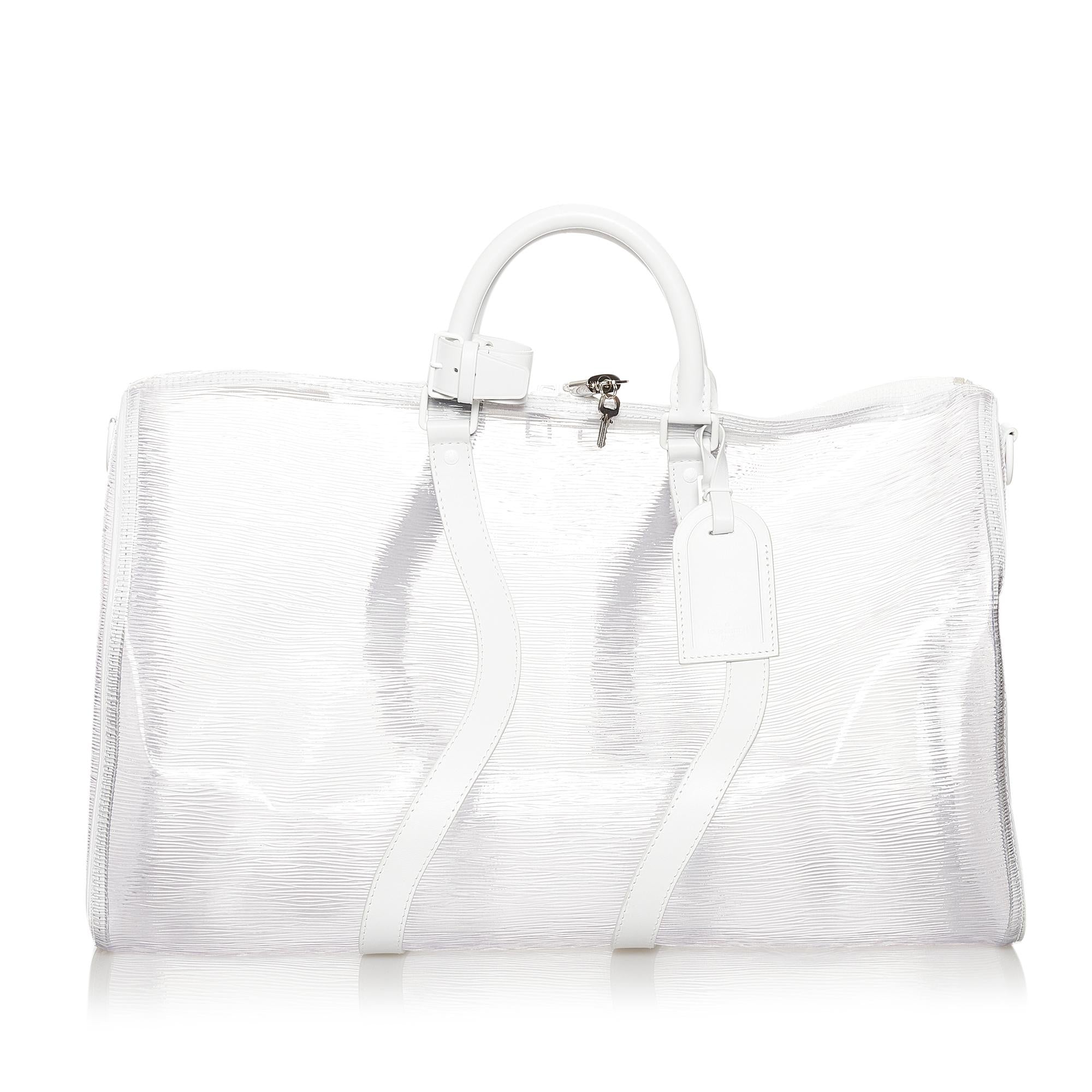 Louis Vuitton Epi Plage Keepall Bandouliere 50 (SHG-736hkn)