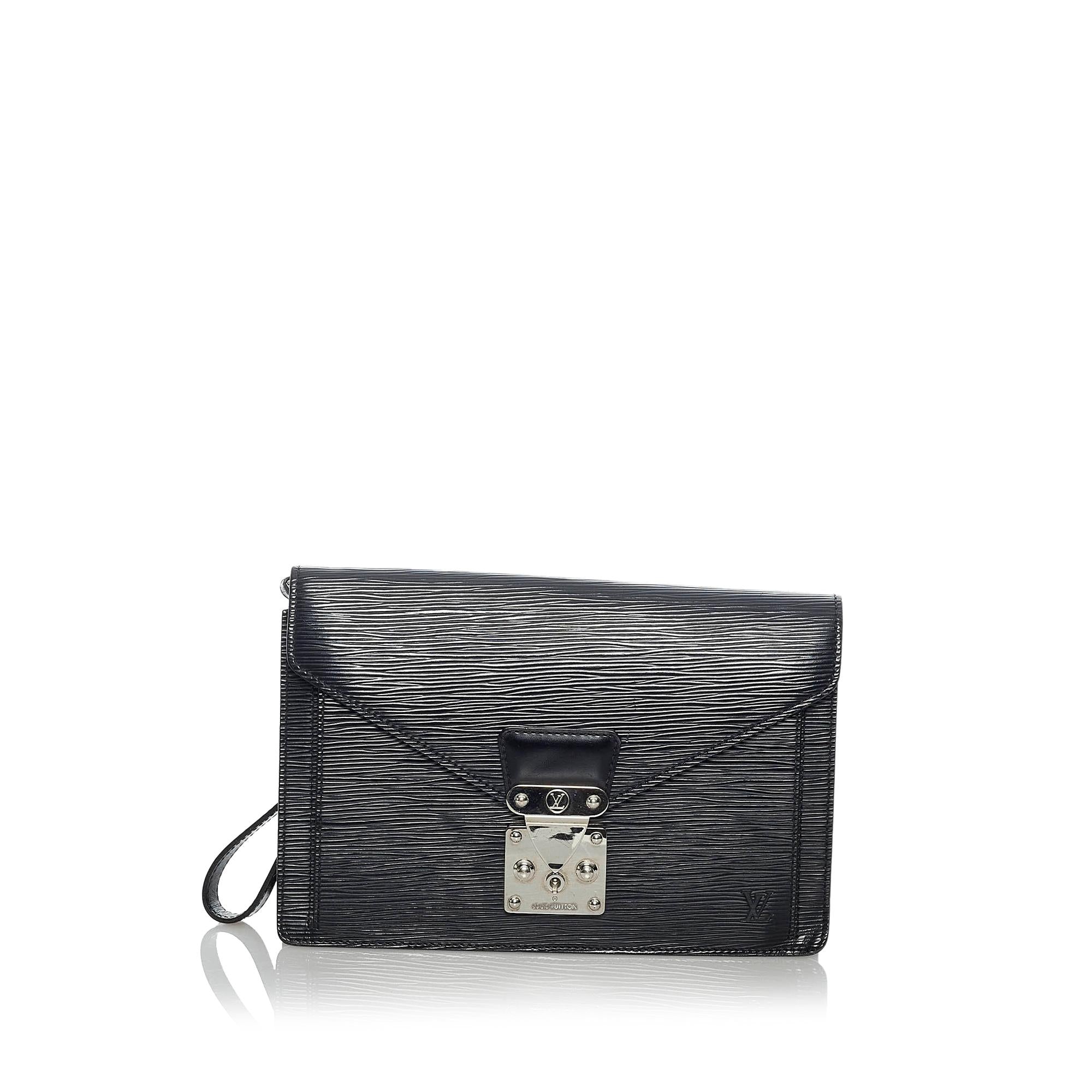Louis Vuitton Epi Pochette Sellier Dragonne (SHG-29600)
