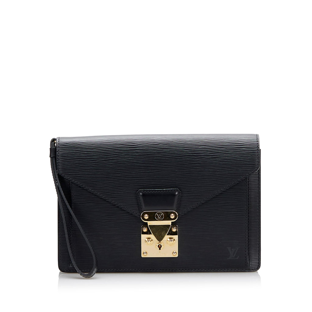Louis Vuitton Epi Pochette Sellier Dragonne (SHG-7BXL7J)