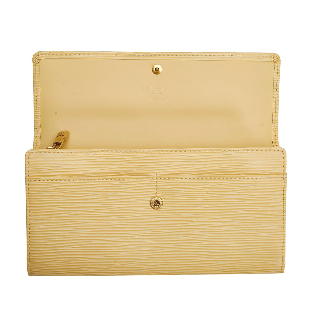 Louis Vuitton Epi Porte-Monnaie Tresor Wallet (SHG-37554)