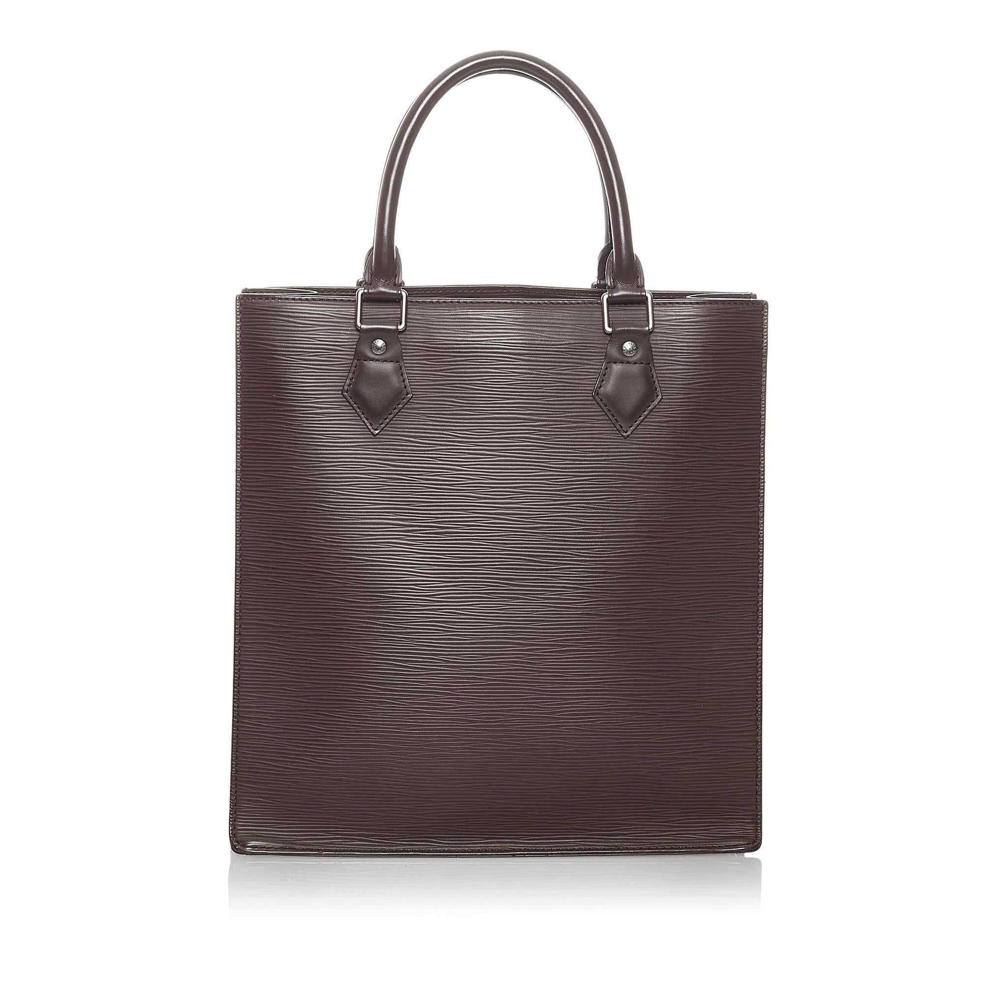 Louis Vuitton Epi Sac Plat PM (SHG-29895)