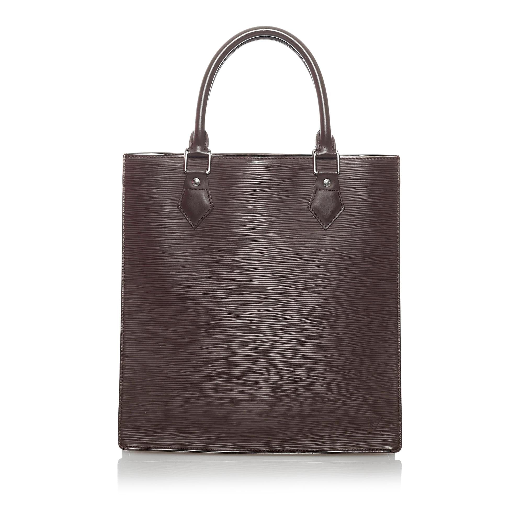 Louis Vuitton Epi Sac Plat PM (SHG-37401)
