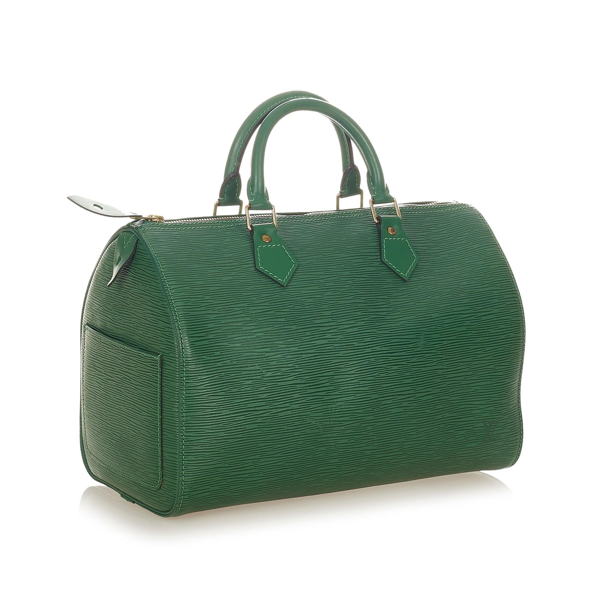 Louis Vuitton Epi Speedy 30 (SHG-26517)