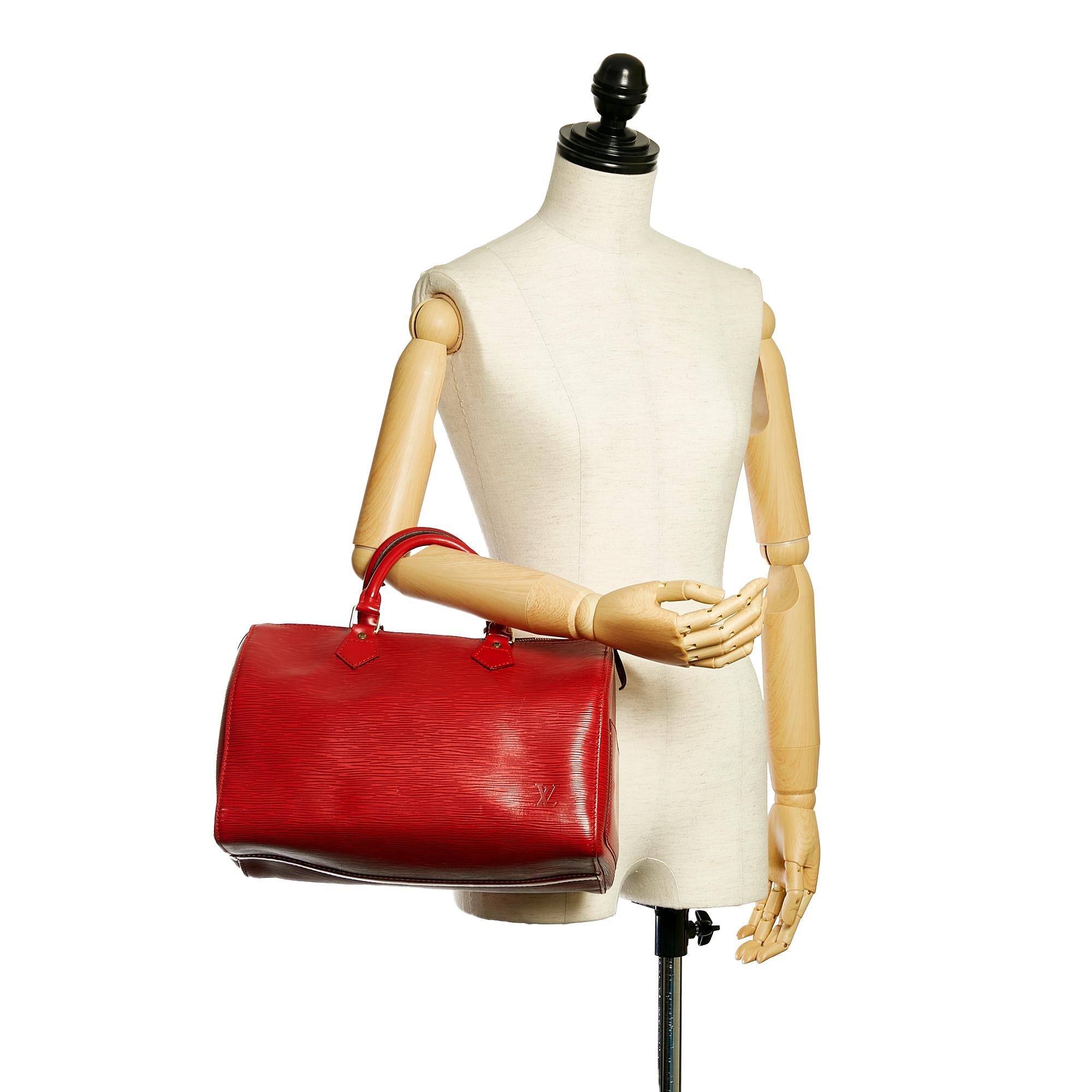 Louis Vuitton Epi Speedy 30 (SHG-28775)