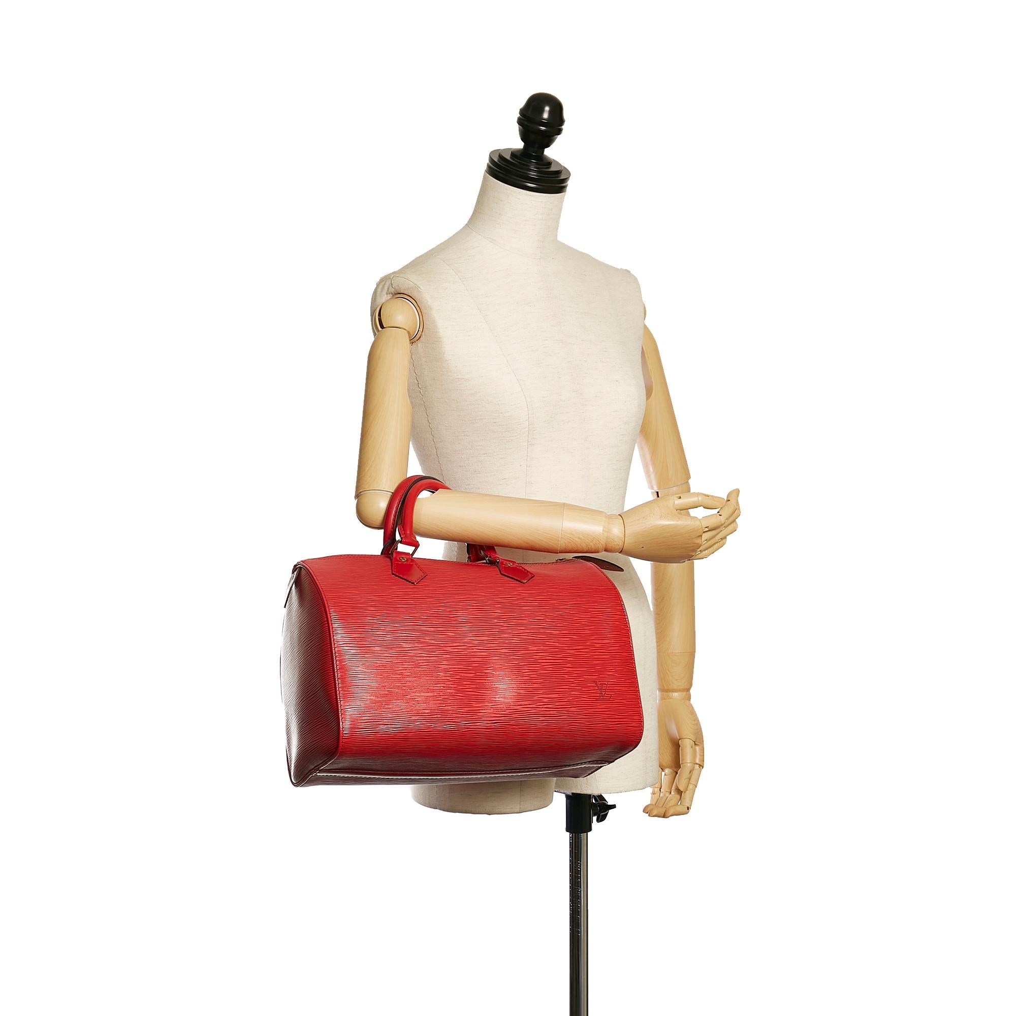 Louis Vuitton Epi Speedy 30 (SHG-34270)