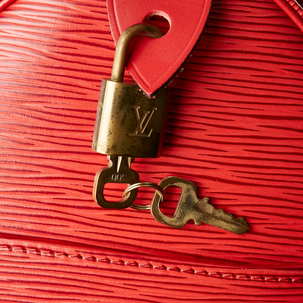 Louis Vuitton Epi Speedy 30 (SHG-36056)